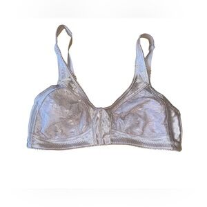 City Intimates Beige Cream Wireless Semi Sheer Lace Bra Size‎ 34C